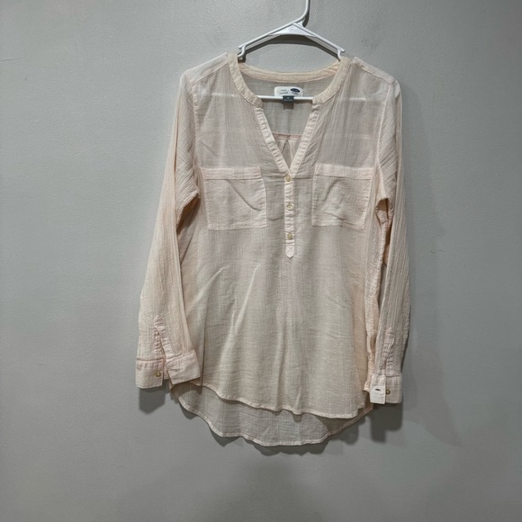 Old navy crinkle gauze tunic medium - Picture 2 of 6